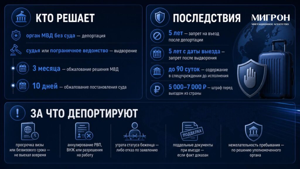Депортация инфографика
