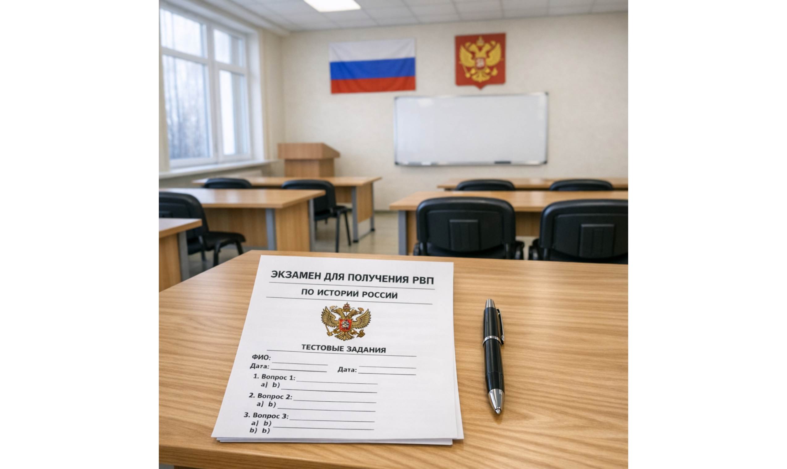 Экзамен для получения РВП