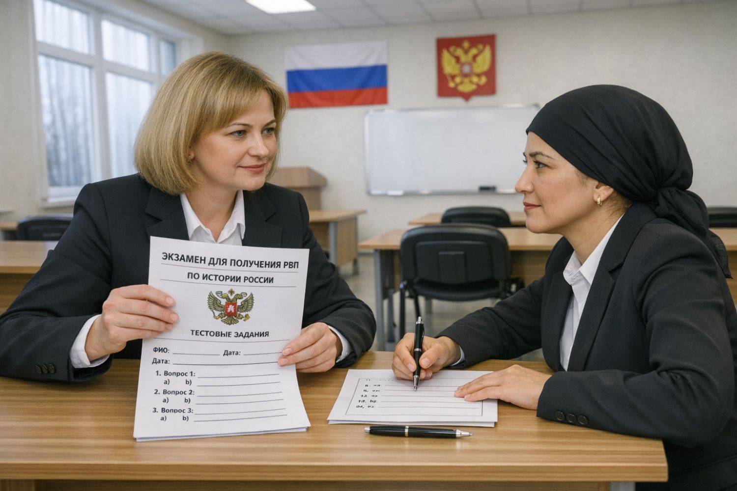 Экзамен для получения РВП