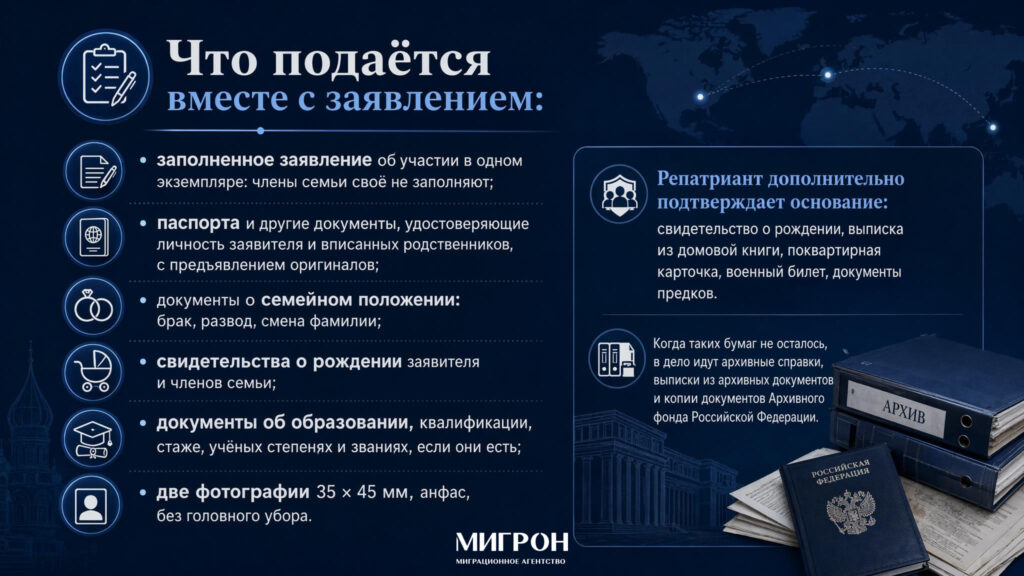 Программа переселения из Европы в Россию инфографика